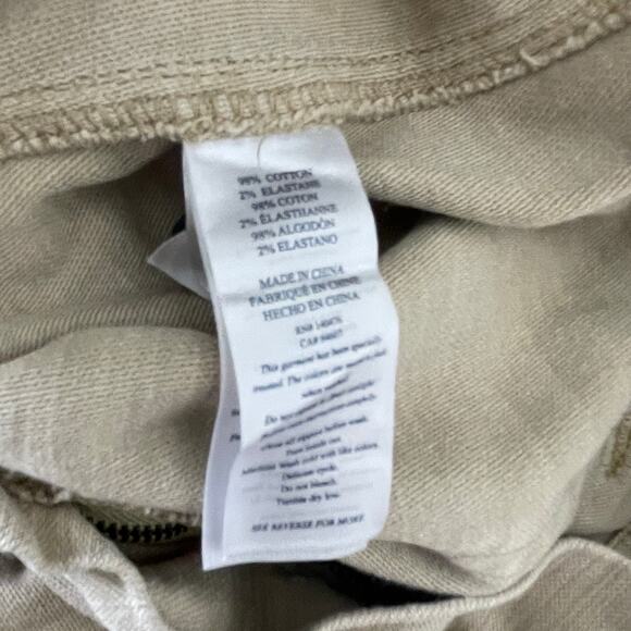 Faherty Women's   Cotton Stretch Utility Pockets Surplus Mini Skirt Size 8 - Picture 8 of 9